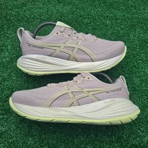 ASICS GEL-Cumulus 26 Oatmeal Yellow Women's Size 6.5 WIDE Running Shoes